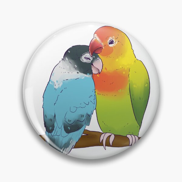 Item preview, Snuggling Lovebirds designed and sold by CrittersCorner.