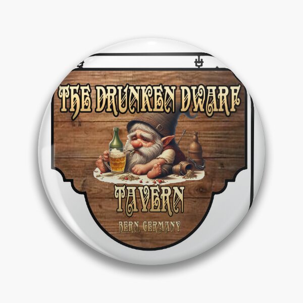 Item preview, THE DRUNKEN DWARF designed and sold by Foxlindesigns.
