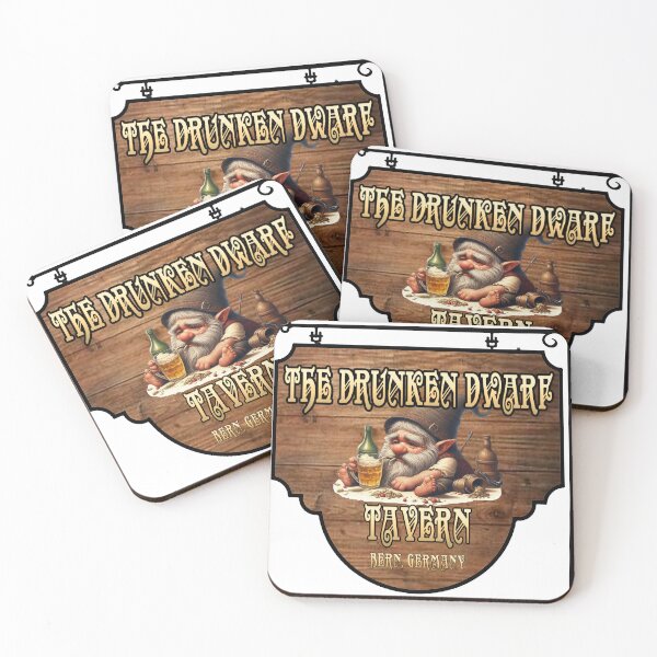 Item preview, THE DRUNKEN DWARF designed and sold by Foxlindesigns.