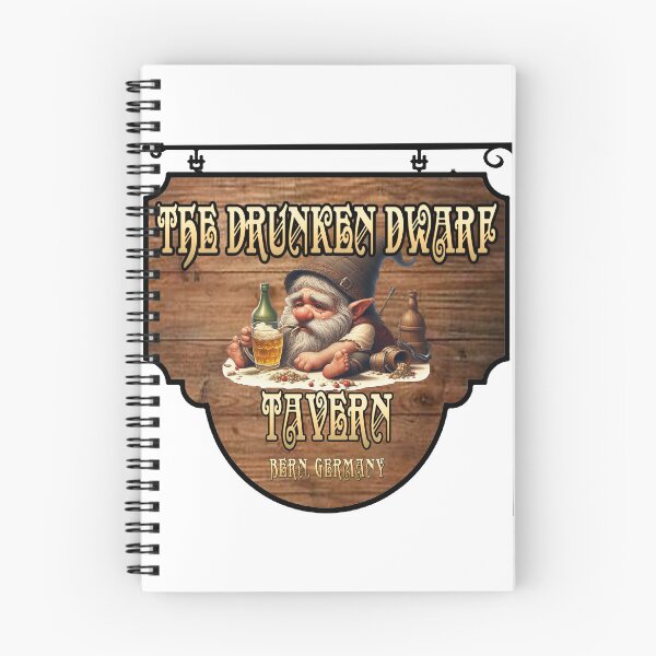 Item preview, THE DRUNKEN DWARF designed and sold by Foxlindesigns.