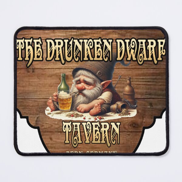 Item preview, THE DRUNKEN DWARF designed and sold by Foxlindesigns.