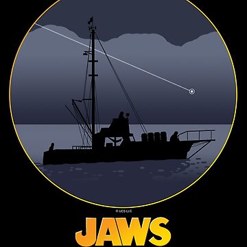 Artwork thumbnail, Jaws 50th Anniversary - Shooting Star (Gold Variant) by GloopTrekker