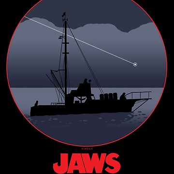 Artwork thumbnail, Jaws 50th Anniversary - Shooting Star (Red Variant) by GloopTrekker