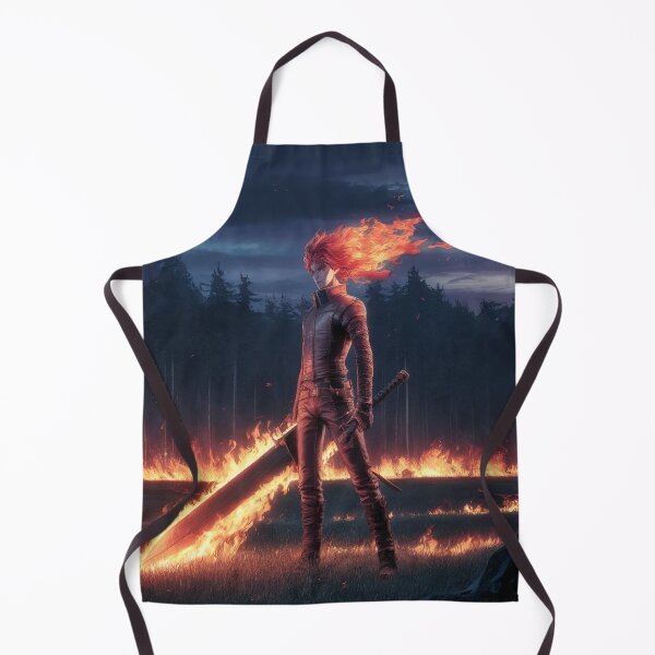 Item preview, Anime Epic Fire Swordsman - graphic designed and sold by Kurczaq-Shop.