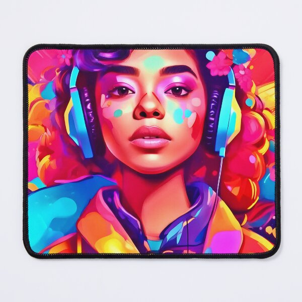 Item preview, Funky Lady Digital Artwork designed and sold by Health And Fitness Posts e-Store.