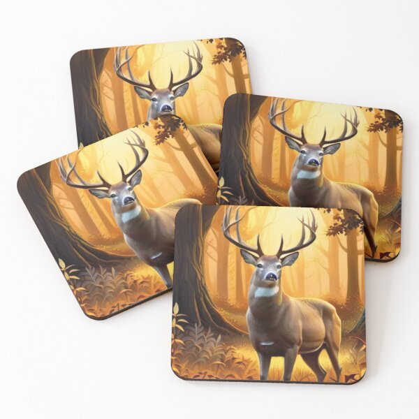 Item preview, Sunrise Whitetail Trophy Buck Deer designed and sold by LifeCrush.