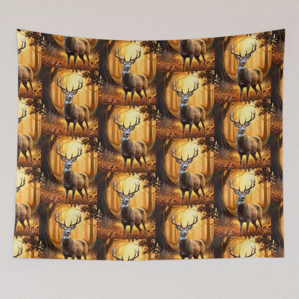 Item preview, Sunrise Whitetail Trophy Buck Deer designed and sold by LifeCrush.