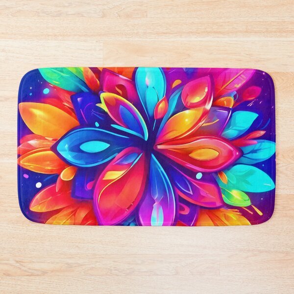 Item preview,  Psychedelic Flower Artwork designed and sold by Health And Fitness Posts e-Store.