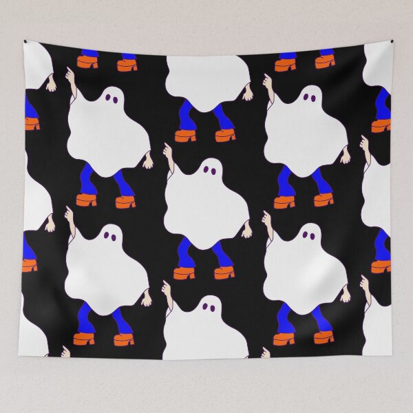 Item preview, 1970s disco halloween ghost groovy  designed and sold by Gossip Rag.