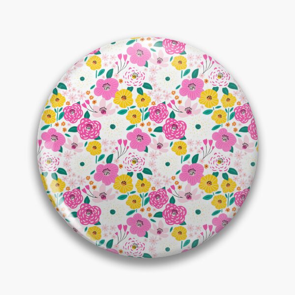 Item preview, Seamless floral fashion pattern. Botanical pink flowers spring texture for fabric designed and sold by anatim33.