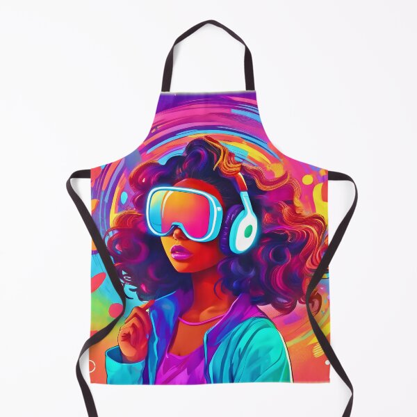 Item preview, Vibrant Virtual Reality Woman designed and sold by Health And Fitness Posts e-Store.
