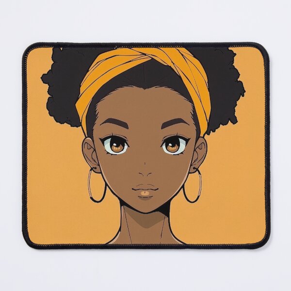 Item preview, Barbadian woman, portrait | Anime style designed and sold by ComicsFactory.