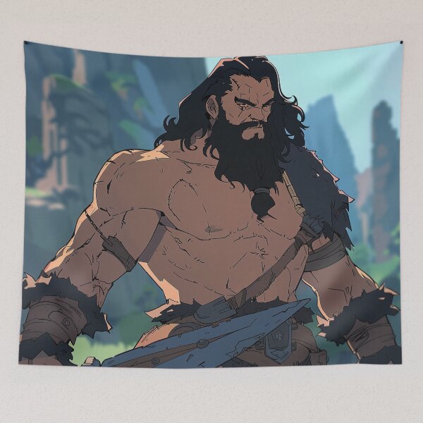 Item preview, Barbarian | Anime style designed and sold by ComicsFactory.