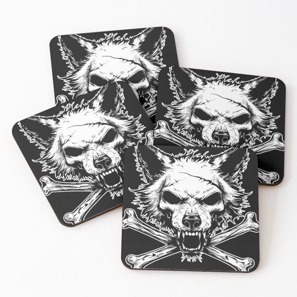 Item preview, Wolf & Bones designed and sold by Black Wolf Style.