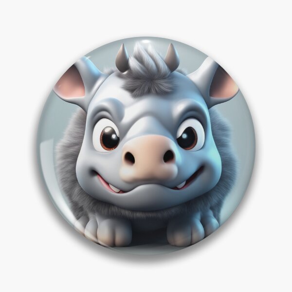 Item preview, Cute Angry Rhino Gaming Cartoon Vector Icon designed and sold by hjian8219.