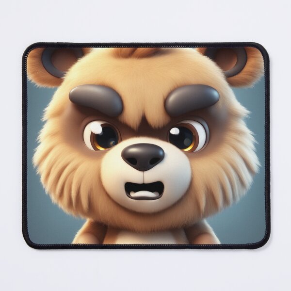 Item preview, Cute Angry Bear Gaming Cartoon Vector Icon designed and sold by hjian8219.