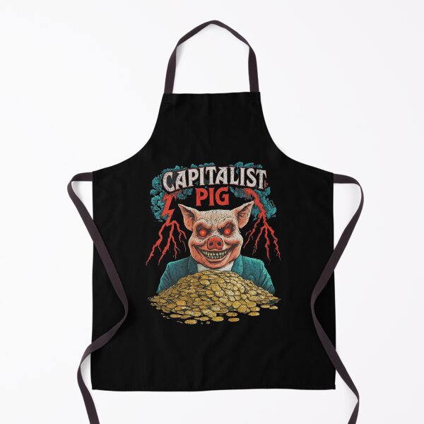 Item preview, Capitalist Pig - Dark Political Satire for Protest and Activism designed and sold by AmorcitoDesigns.