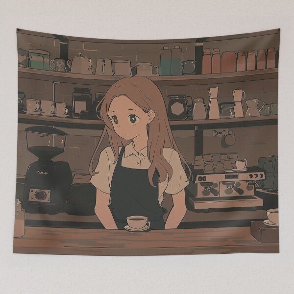 Item preview, Barista | Anime style designed and sold by ComicsFactory.