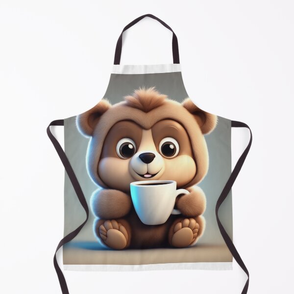 Item preview, Cute Sleepy Bear Holding Coffee Cartoon Vector Icon designed and sold by hjian8219.