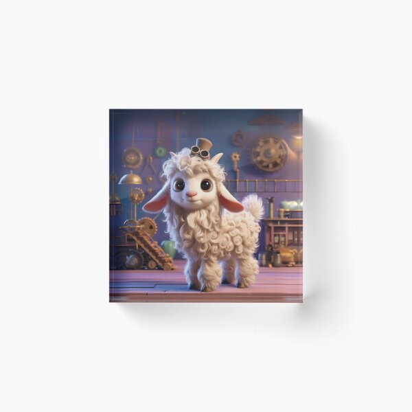 Item preview, Steampunk Angora Goat designed and sold by Sillytoe.