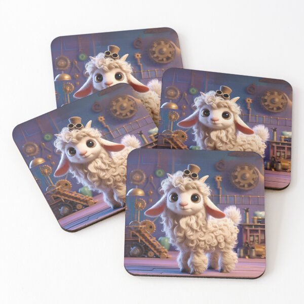Item preview, Steampunk Angora Goat designed and sold by Sillytoe.
