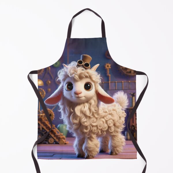 Item preview, Steampunk Angora Goat designed and sold by Sillytoe.