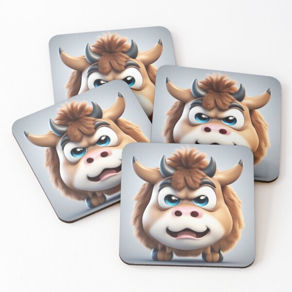 Item preview, Cute Angry Cow Gaming Cartoon Vector Icon designed and sold by hjian8219.