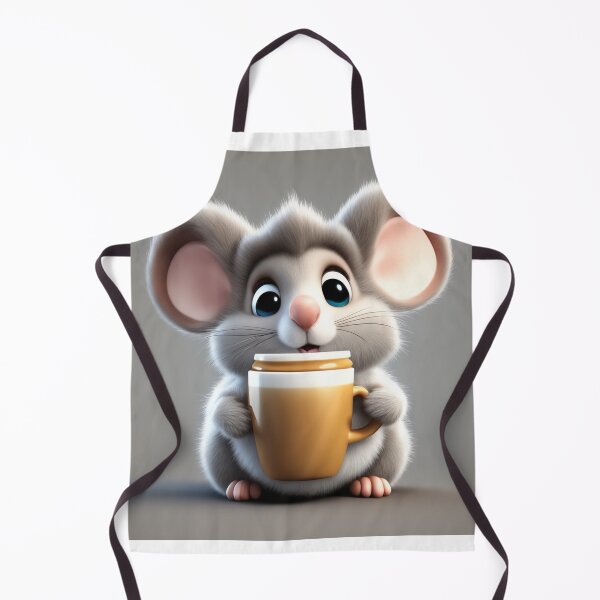 Item preview, Cute Sleepy Mouse Holding Coffee Cartoon Vector Icon designed and sold by hjian8219.