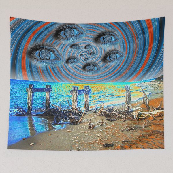 Item preview, HorizonRedSkEyeVortex designed and sold by Klaus Bremner (Autotelic Art).