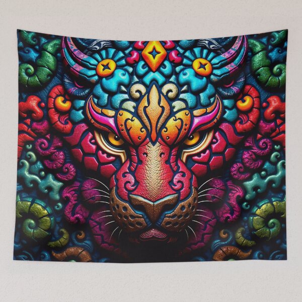 Item preview, Abstract Fantasy Tiger Animal Skin Pattern Design designed and sold by TheArtOfPat.