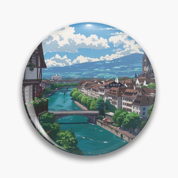 Item preview, Basel, city | Anime style designed and sold by ComicsFactory.