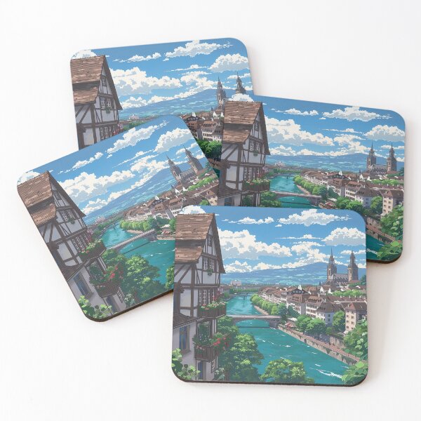 Item preview, Basel, city | Anime style designed and sold by ComicsFactory.