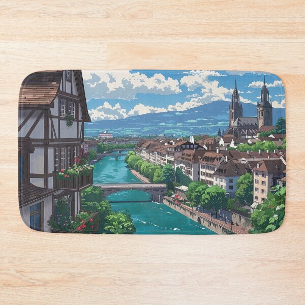 Item preview, Basel, city | Anime style designed and sold by ComicsFactory.