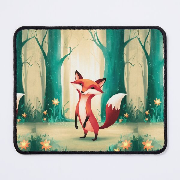 Item preview, Whimsical Fox. Fantasy cute fox, magical forest, enchanting woodland, vintage fox designed and sold by FoxVibes.