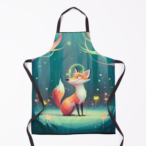 Item preview, Whimsical Fox. Fantasy cute fox, magical forest, enchanting woodland, vintage fox designed and sold by FoxVibes.