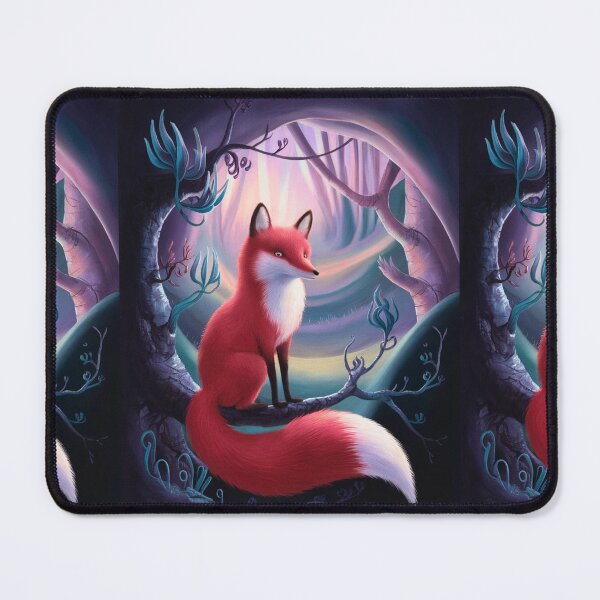 Item preview, Whimsical Fox. Fantasy cute fox, magical forest, enchanting woodland, vintage fox designed and sold by FoxVibes.