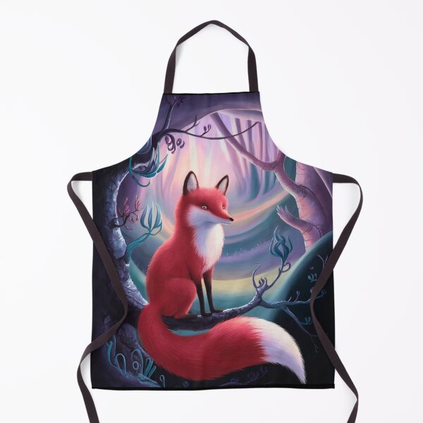 Artikelvorschau, Wunderlicher Fuchs. Niedlicher Fantasiefuchs, magischer Wald, zauberhaftes Waldland, Vintage-Fuchs entworfen und verkauft von FoxVibes.