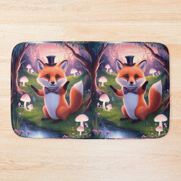 Item preview, Whimsical Fox. Fantasy cute fox, magical forest, enchanting woodland, vintage fox designed and sold by FoxVibes.