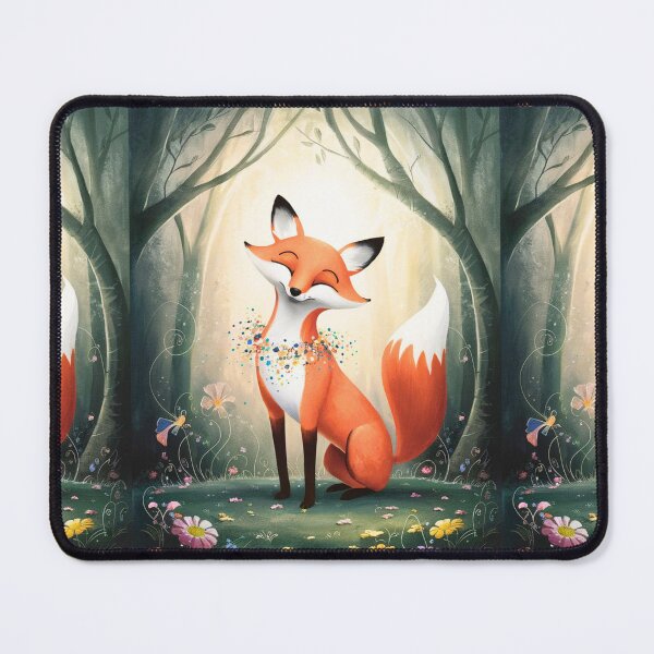 Item preview, Whimsical Fox. Fantasy cute fox, magical forest, enchanting woodland, vintage fox designed and sold by FoxVibes.
