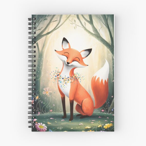 Item preview, Whimsical Fox. Fantasy cute fox, magical forest, enchanting woodland, vintage fox designed and sold by FoxVibes.