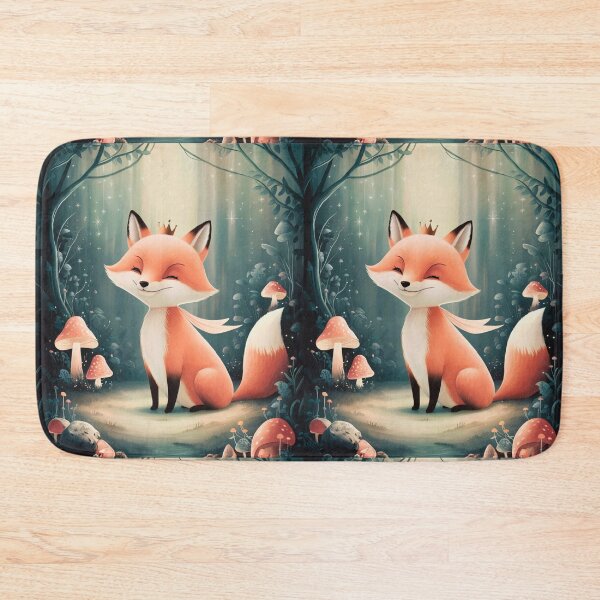 Item preview, Whimsical Fox. Fantasy cute fox, magical forest, enchanting woodland, vintage fox designed and sold by FoxVibes.