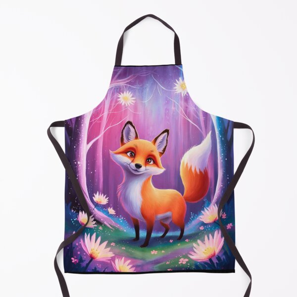 Item preview, Whimsical Fox. Fantasy cute fox, magical forest, enchanting woodland, vintage fox designed and sold by FoxVibes.