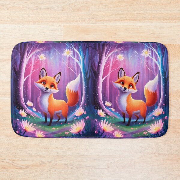 Item preview, Whimsical Fox. Fantasy cute fox, magical forest, enchanting woodland, vintage fox designed and sold by FoxVibes.