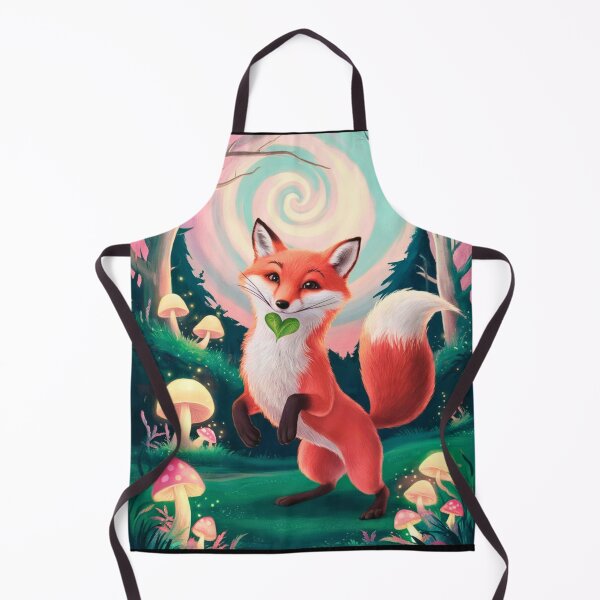Artikelvorschau, Wunderlicher Fuchs. Niedlicher Fantasiefuchs, magischer Wald, zauberhaftes Waldland, Vintage-Fuchs entworfen und verkauft von FoxVibes.