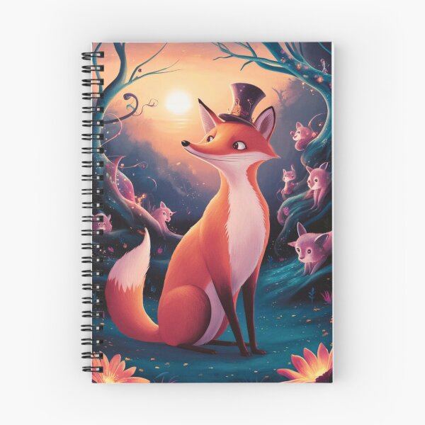 Item preview, Whimsical Fox. Fantasy cute fox, magical forest, enchanting woodland, vintage fox designed and sold by FoxVibes.