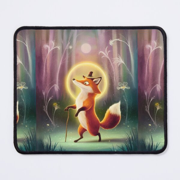 Item preview, Whimsical Fox. Fantasy cute fox, magical forest, enchanting woodland, vintage fox designed and sold by FoxVibes.