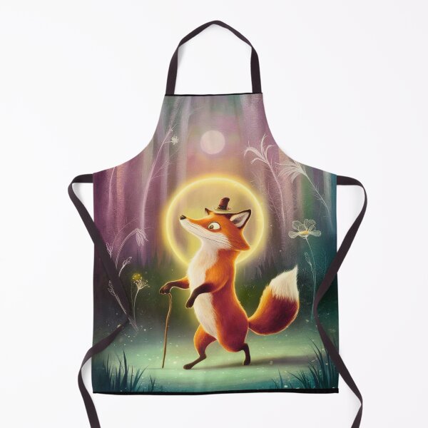 Item preview, Whimsical Fox. Fantasy cute fox, magical forest, enchanting woodland, vintage fox designed and sold by FoxVibes.