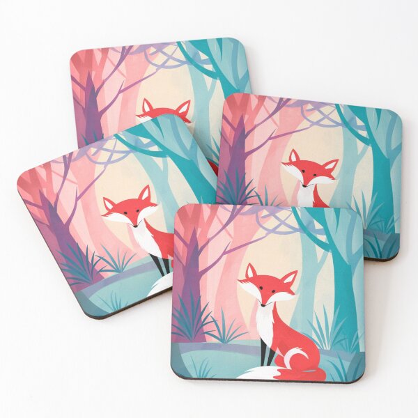 Item preview, Whimsical Fox. Fantasy cute fox, magical forest, enchanting woodland, vintage fox designed and sold by FoxVibes.