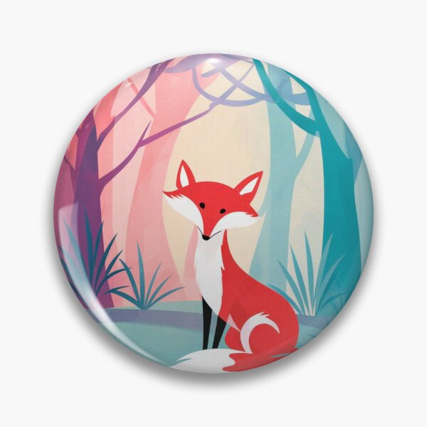 Item preview, Whimsical Fox. Fantasy cute fox, magical forest, enchanting woodland, vintage fox designed and sold by FoxVibes.