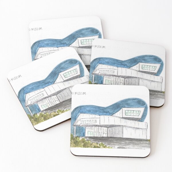 Item preview, Maxxi Museum Watercolor Illustration  designed and sold by kriti130.